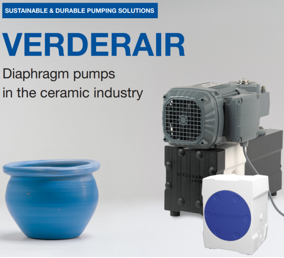 Diaphragm Pumps in the Ceramics Industry